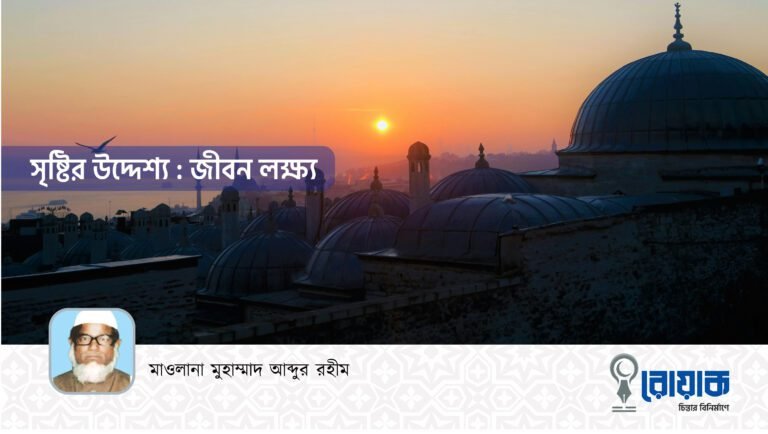 সৃষ্টির উদ্দেশ্য : জীবন লক্ষ্য
